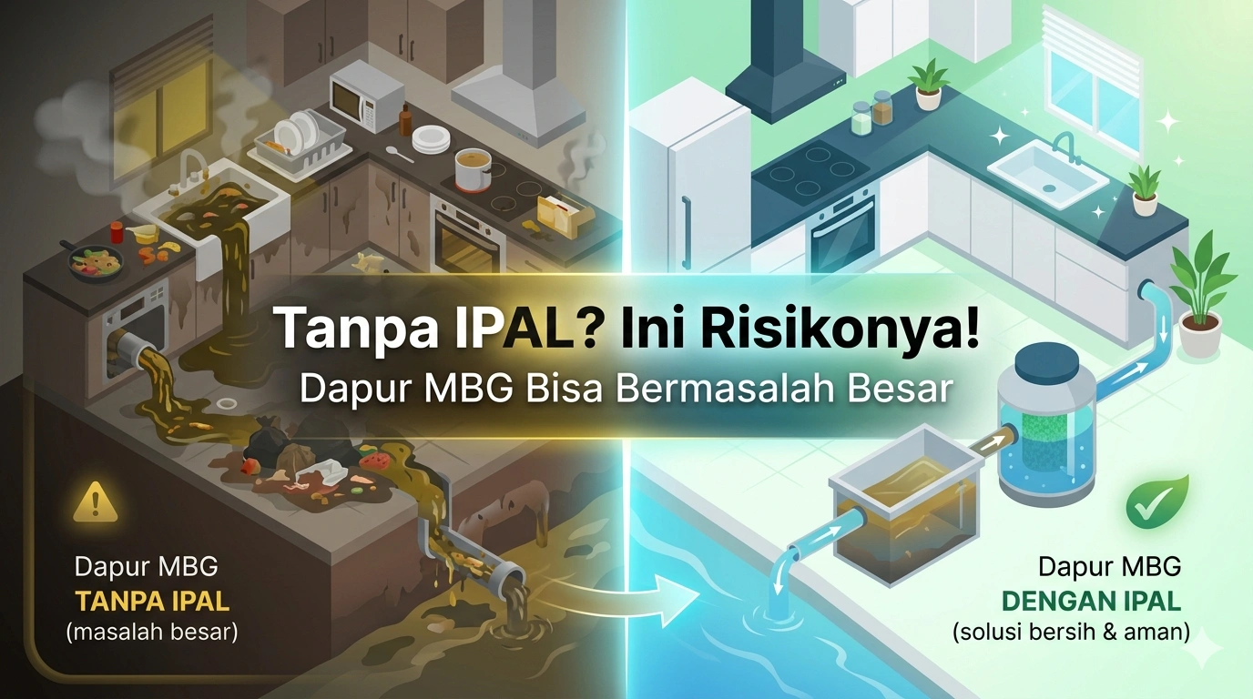 Apa yang Terjadi Jika Dapur MBG Tidak Menggunakan IPAL? Ini Risikonya