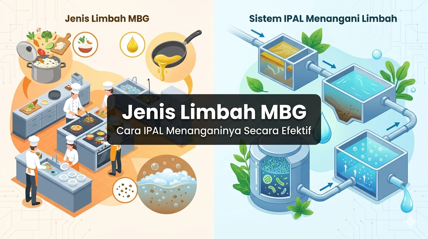 Jenis Limbah dari Program MBG dan Cara IPAL Menanganinya Secara Efektif