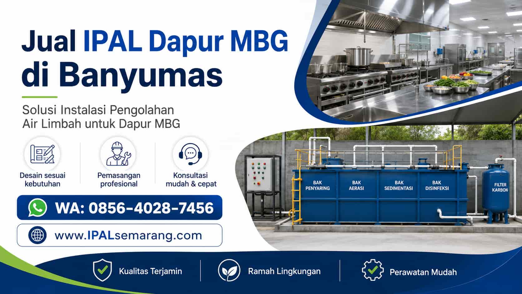 jual ipal dapur mbg di banyumas