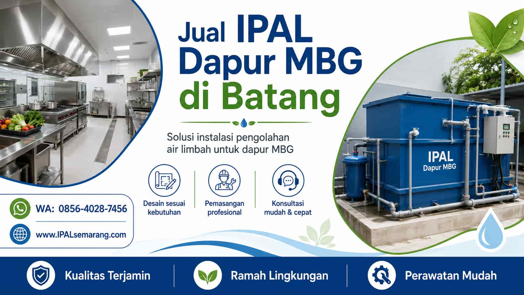 jual ipal dapur mbg di batang