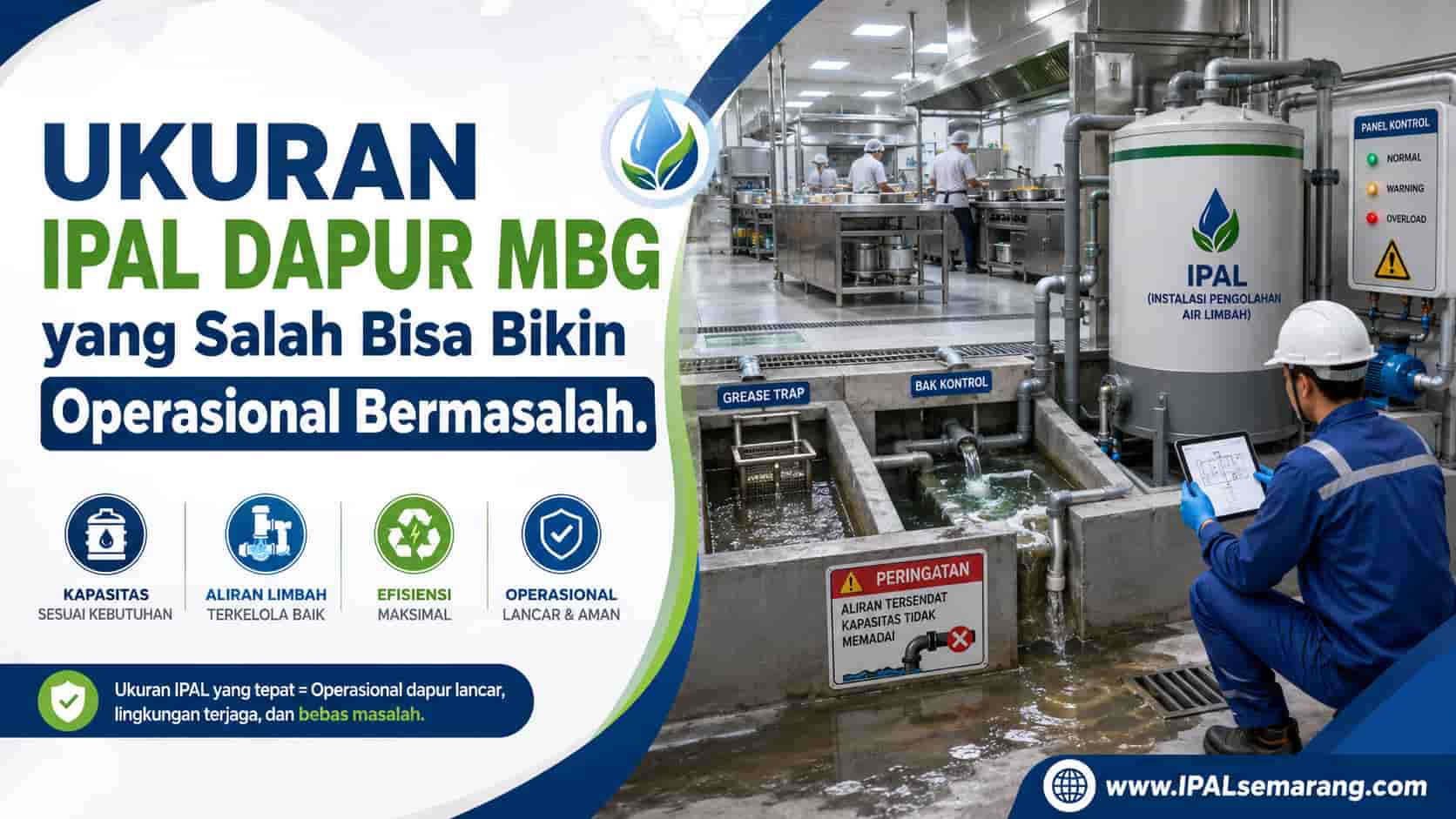 UKURAN IPAL DAPUR MBG