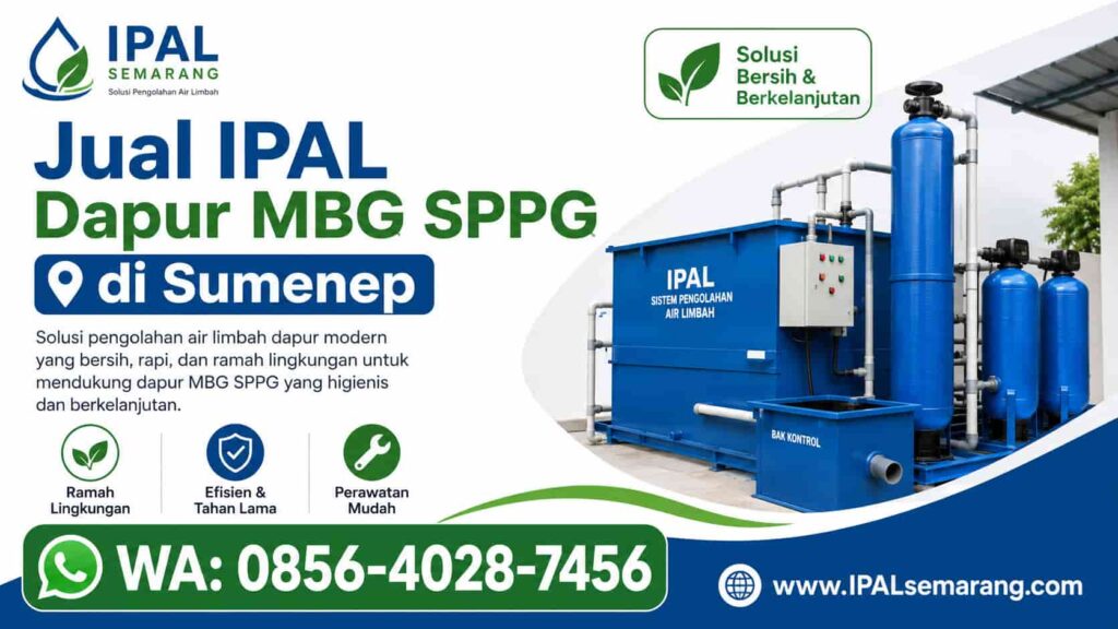jual ipal dapur mbg sppg di sumenep