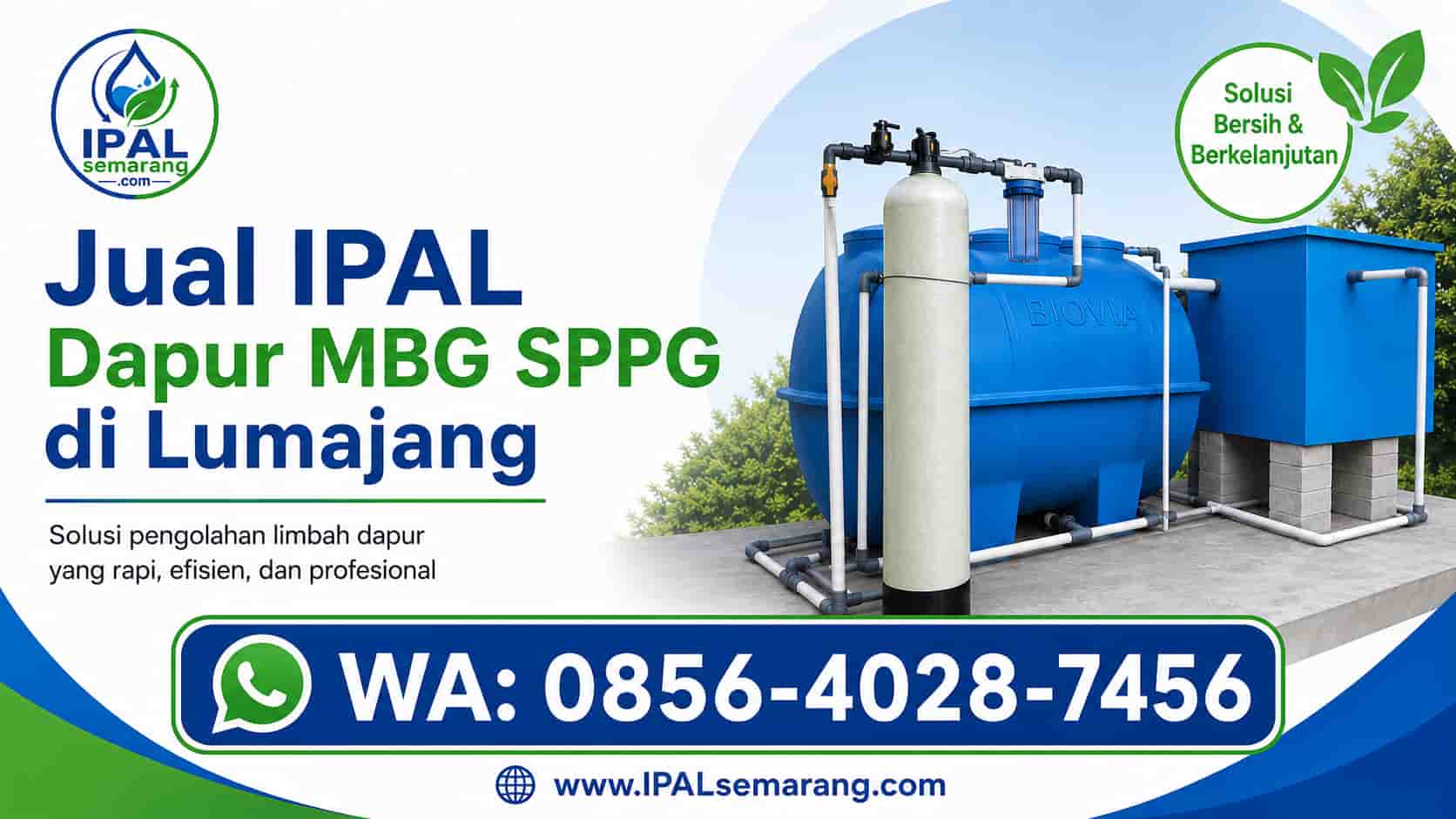 jual ipal dapur mbg sppg lumajang