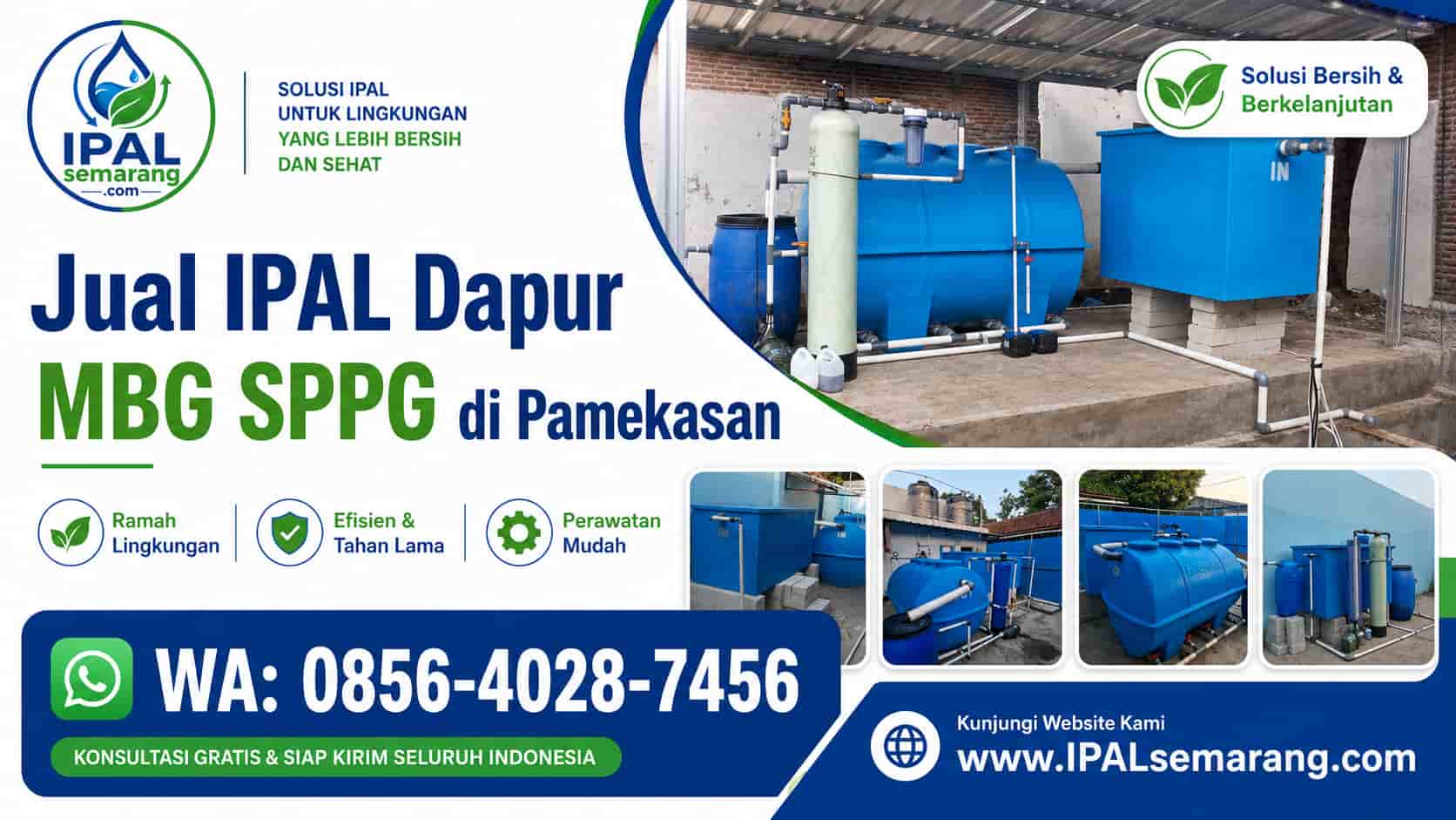 jual ipal dapur mbg sppg pamekasan