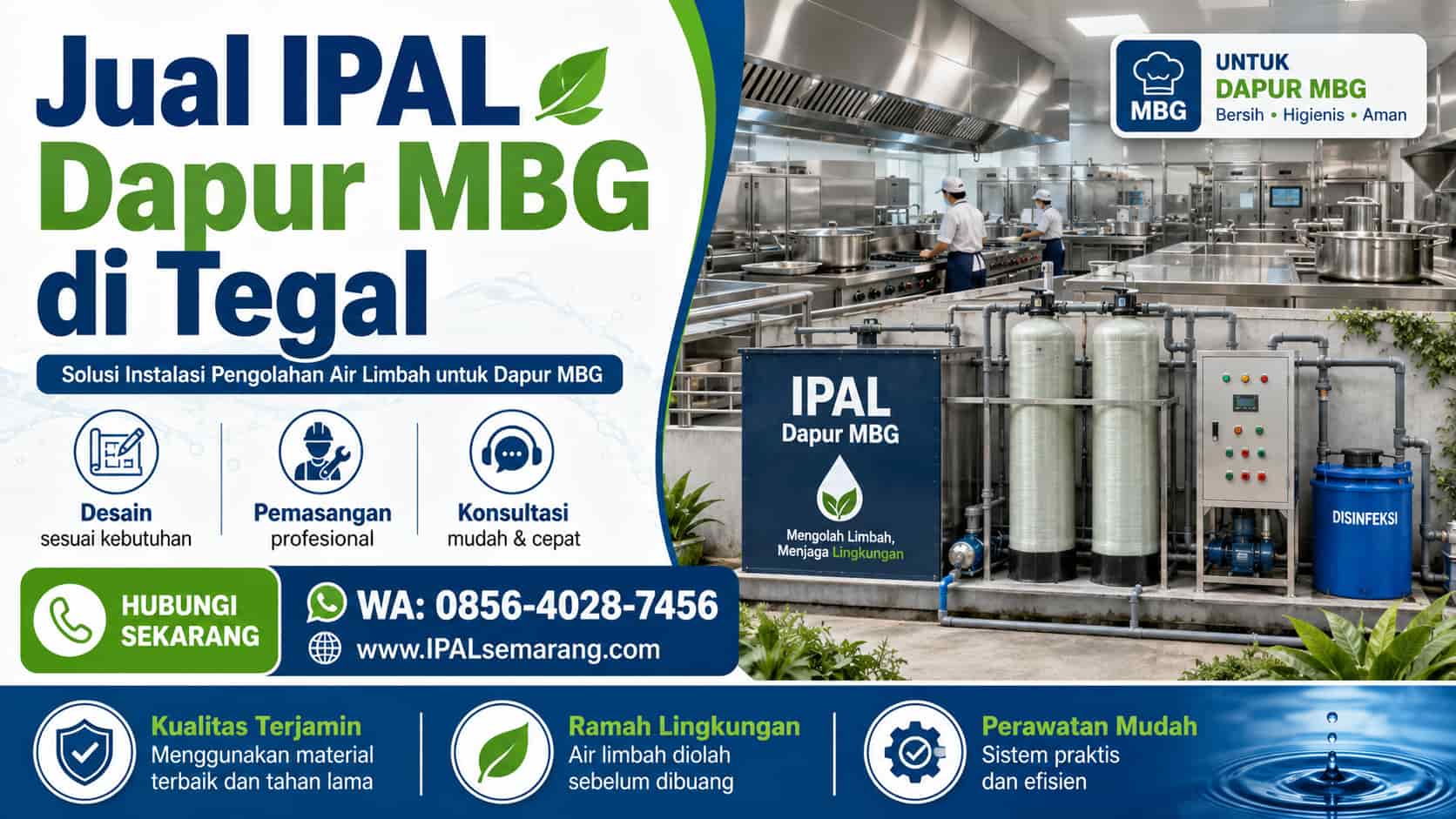jual ipal dapur mbg tegal kramat
