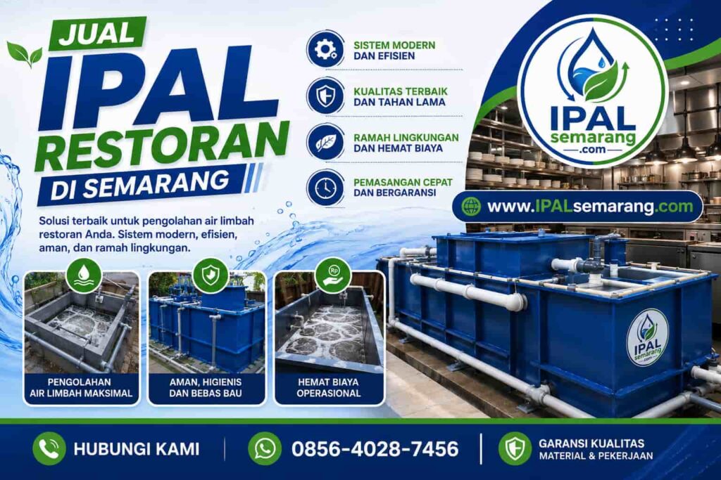 jual ipal dapur restoran di semarang