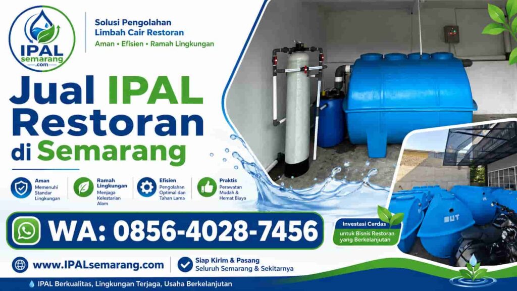 jual ipal restoran di semarang