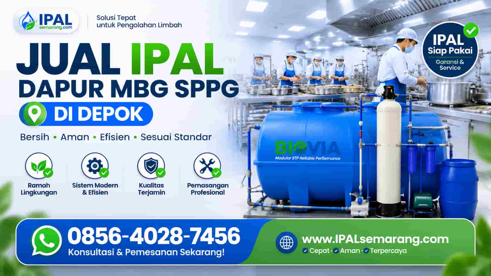 JUAL IPAL DAPUR MBG SPPG DI DEPOK