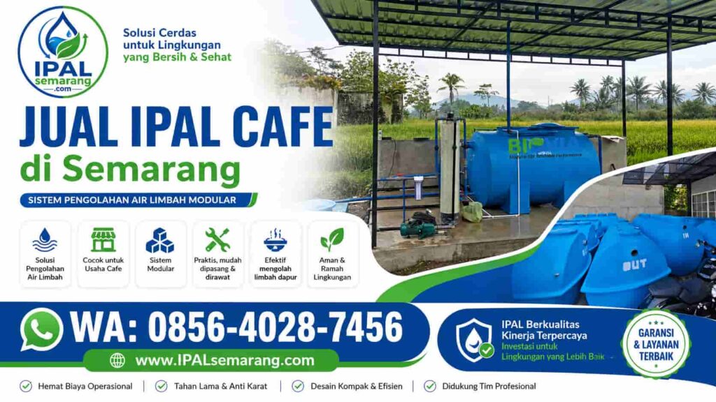 instalasi ipal cafe coffee shop di semarang