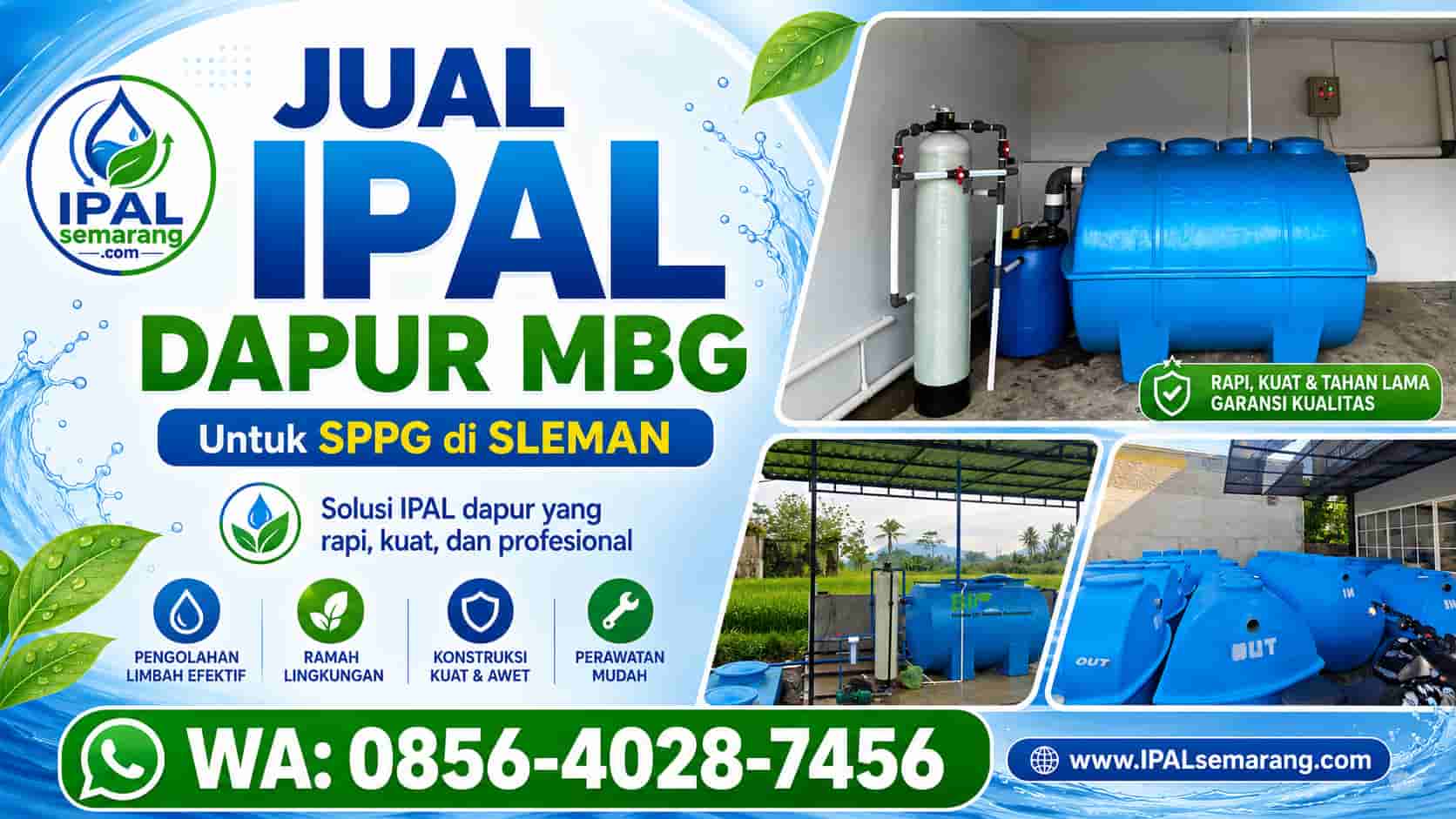 jual ipal dapur mbg sppg di sleman