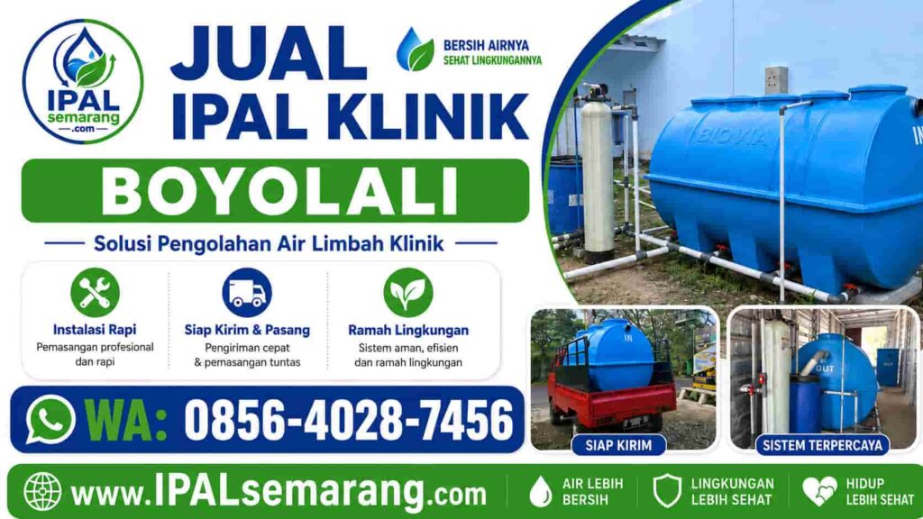 jual ipal klinik di boyolali