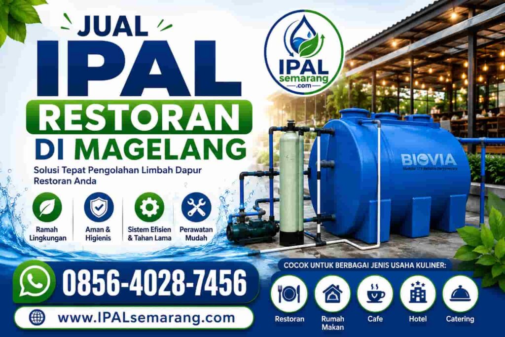jual ipal rumah makan cafe restoran di magelang