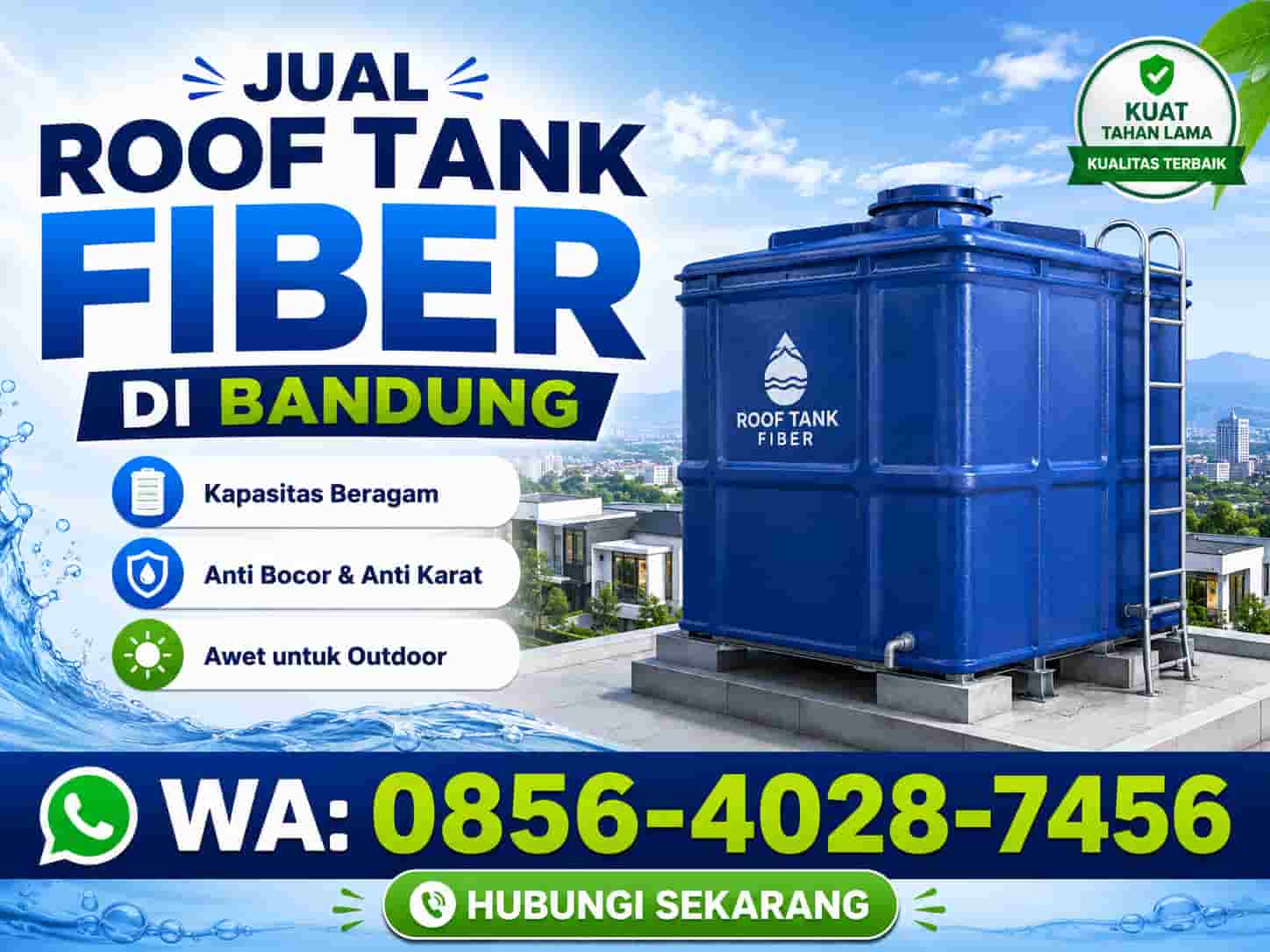jual roof tank fiber di bandung