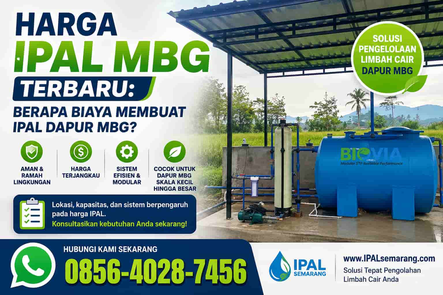 Harga IPAL MBG Terbaru