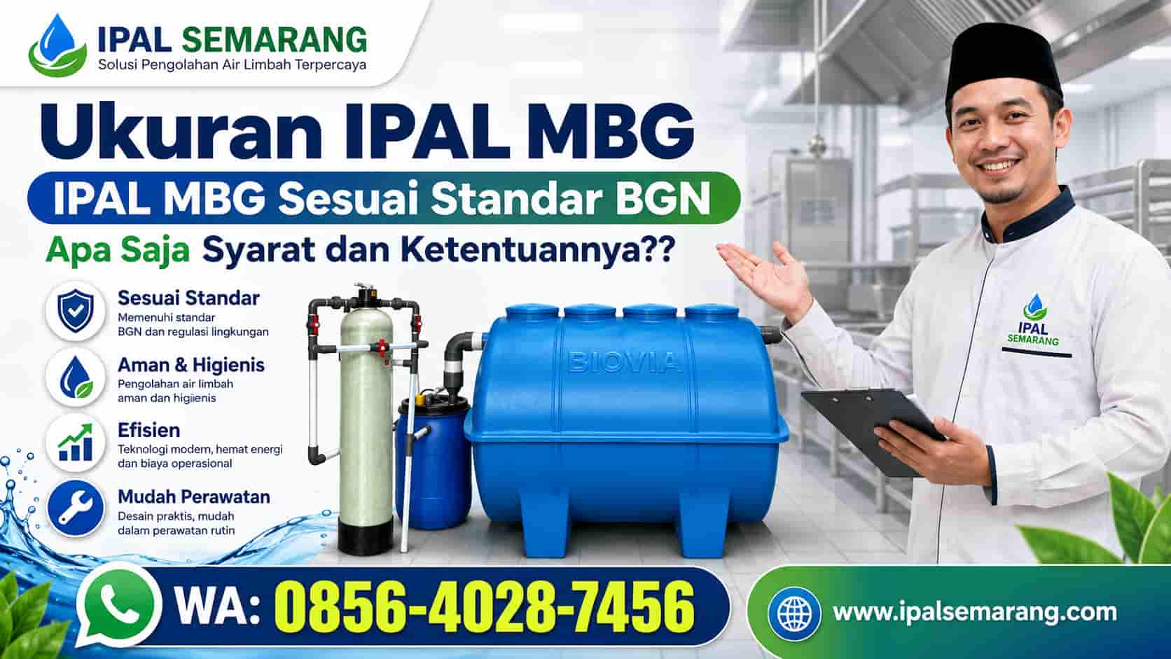 IPAL MBG Sesuai Standar BGN Apa Saja Syarat dan Ketentuannya