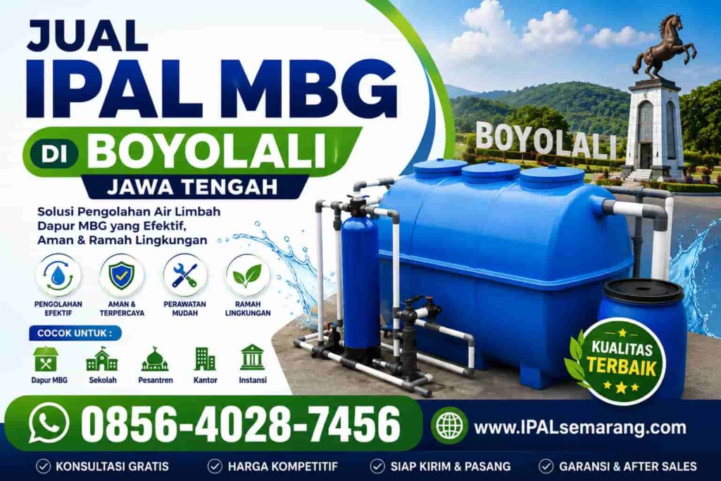 JUAL IPAL MBG SPPG BOYOLALI JAWA TENGAH