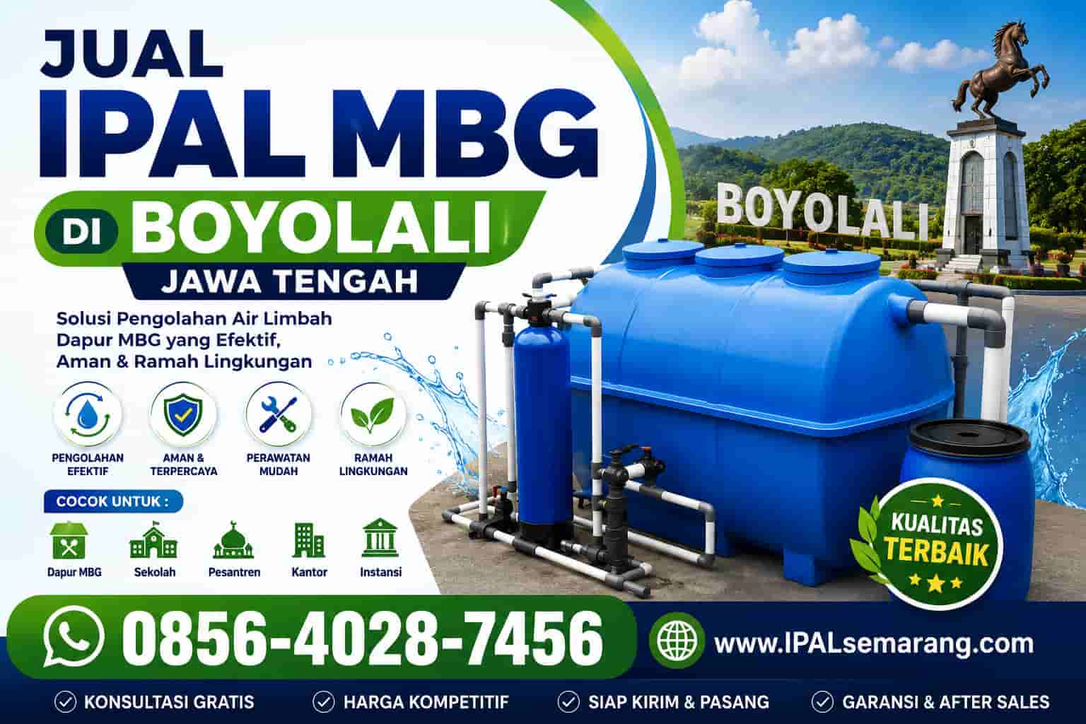 JUAL IPAL MBG SPPG BOYOLALI JAWA TENGAH