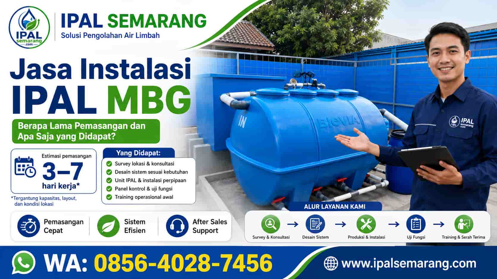 Jasa Instalasi IPAL MBG Berapa Lama Pemasangan dan Apa Saja yang Didapat