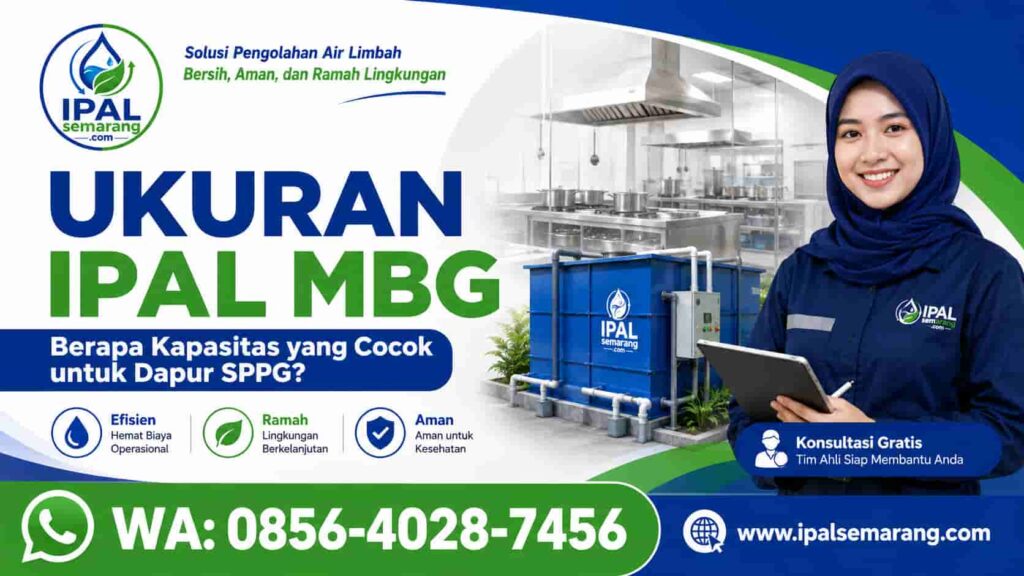 Ukuran IPAL MBG Berapa Kapasitas yang Cocok untuk Dapur SPPG