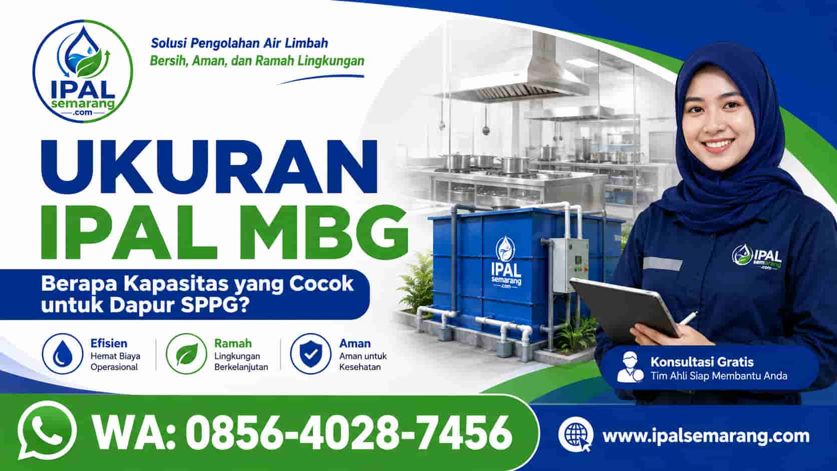 Ukuran IPAL MBG Berapa Kapasitas yang Cocok untuk Dapur SPPG