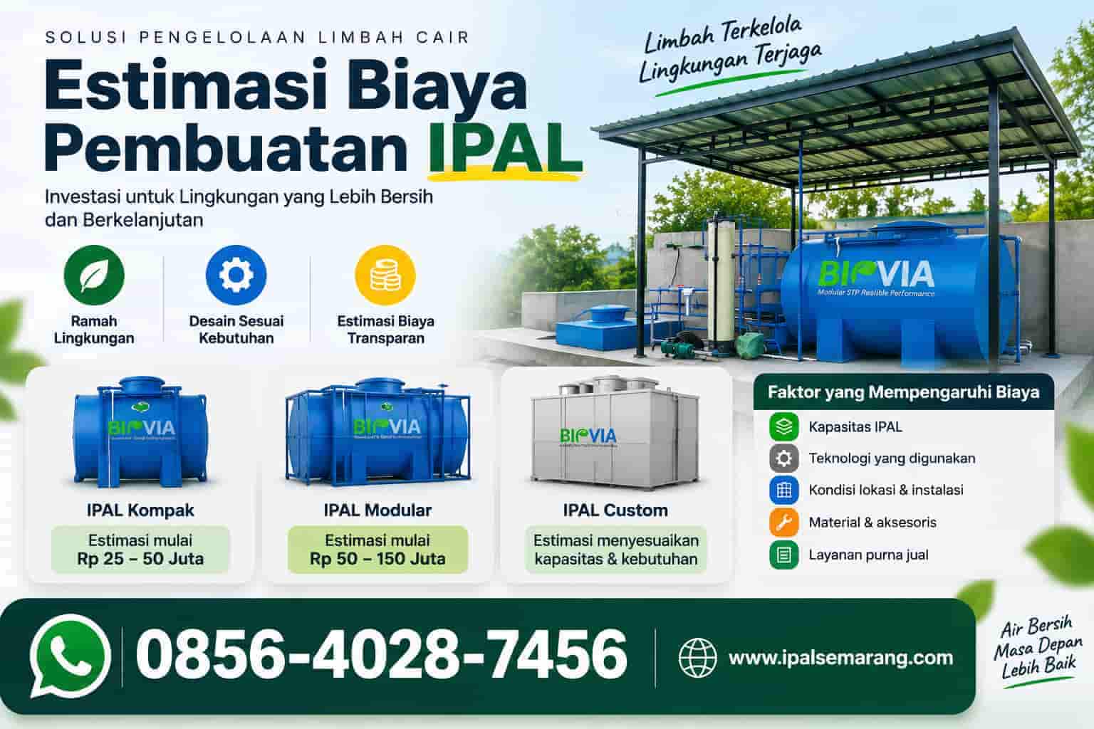 Estimasi Biaya Pembuatan IPAL