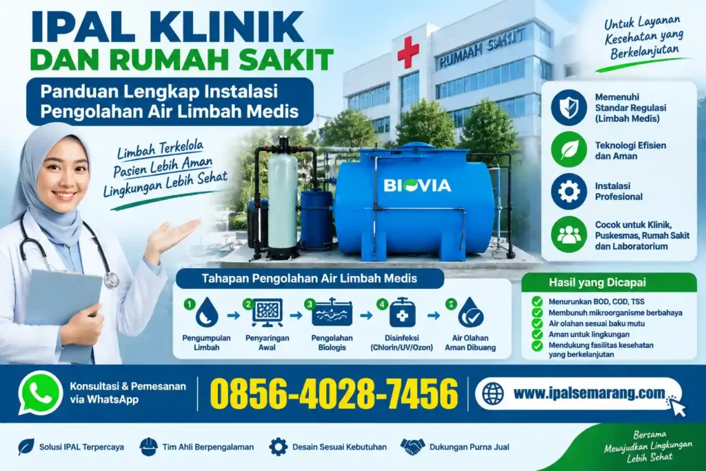 IPAL Klinik dan Rumah Sakit Panduan Lengkap Instalasi Pengolahan Air Limbah Medis