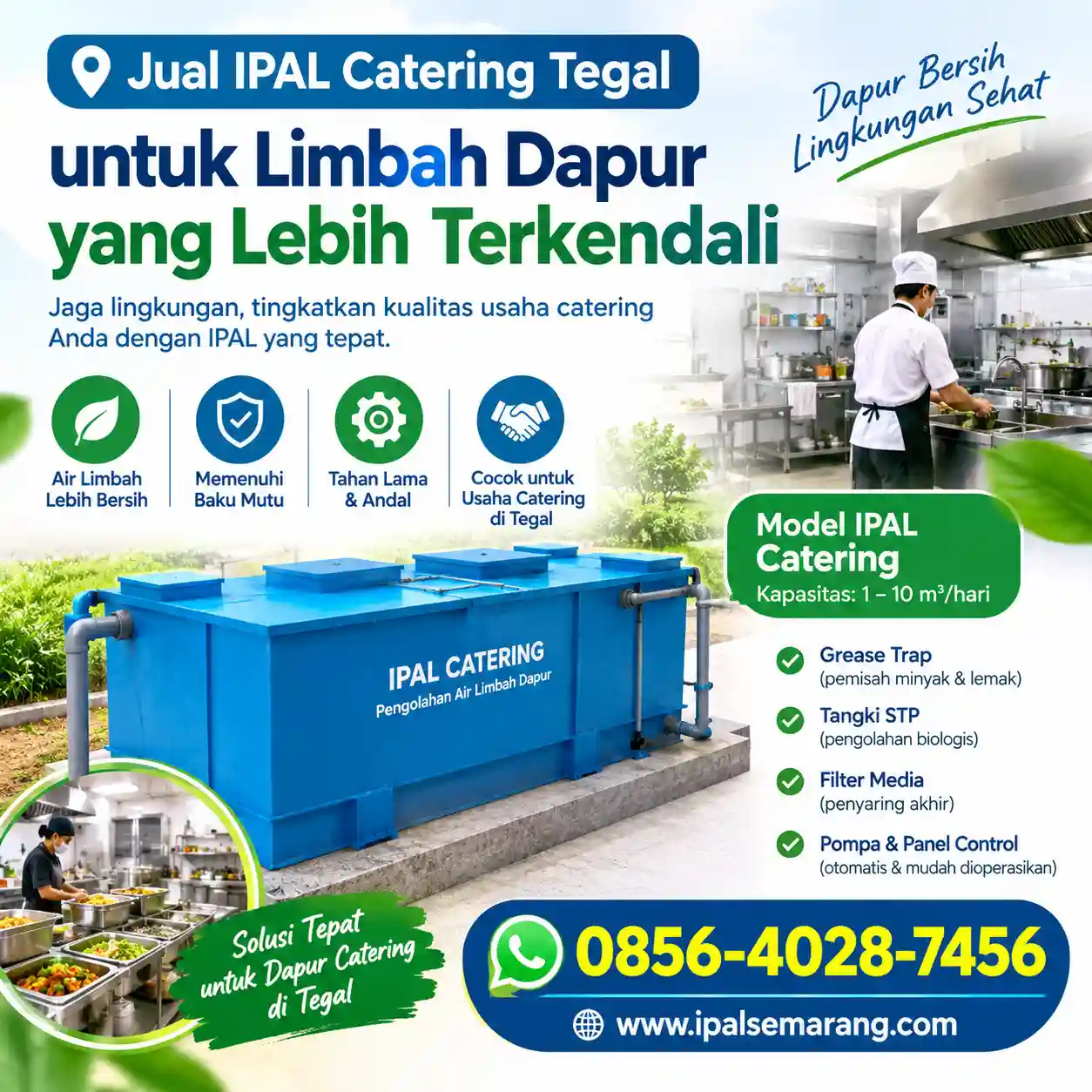 Jual IPAL Catering Tegal untuk Limbah Dapur yang Lebih Terkendali