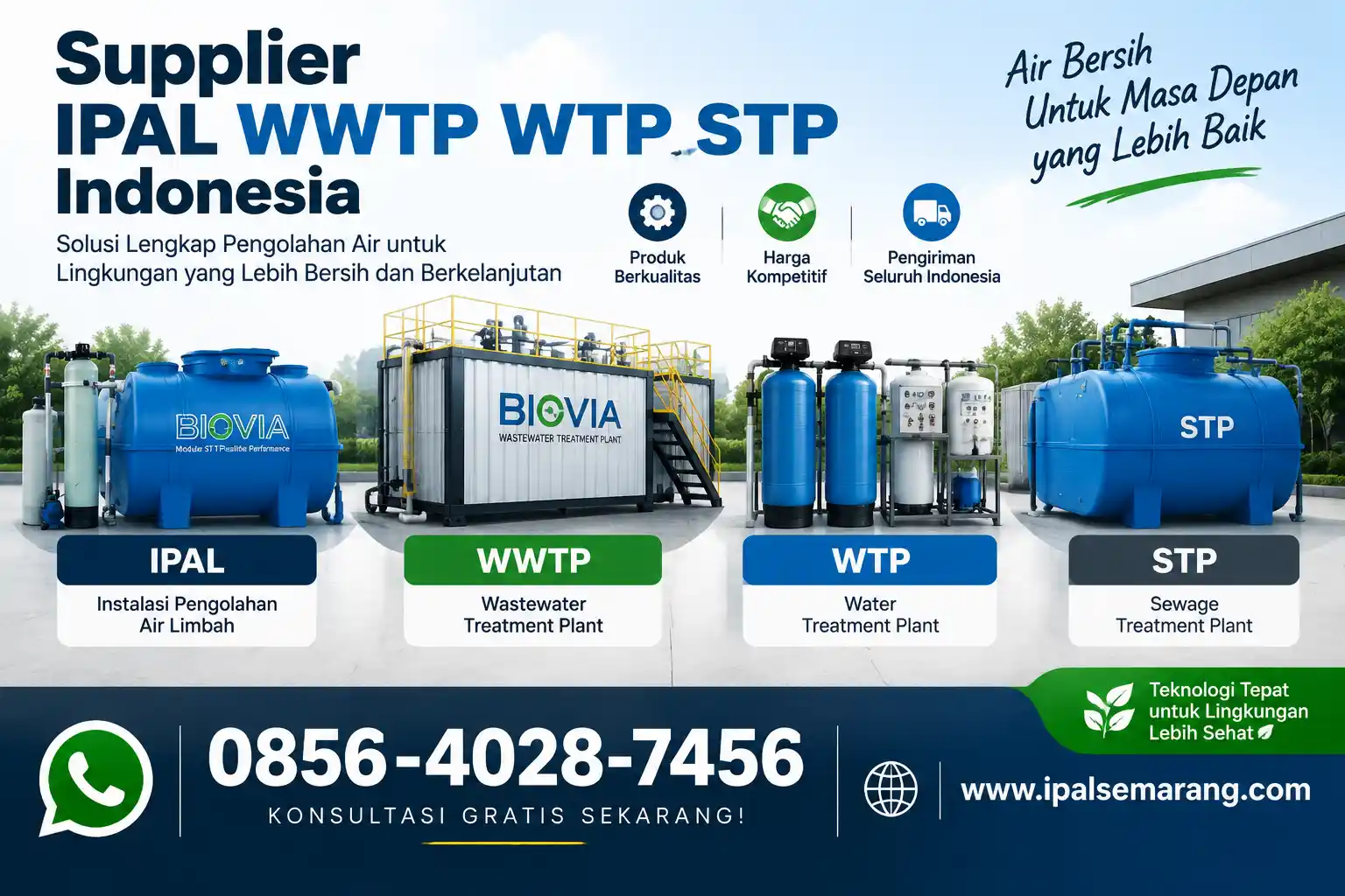 Supplier IPAL WWTP WTP STP Indonesia