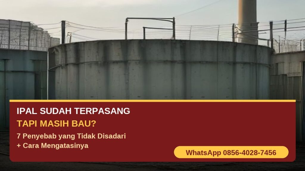 IPAL sudah terpasang tapi air buangan masih bau - penyebab teknis yang sering tidak disadari - WhatsApp 0856-4028-7456