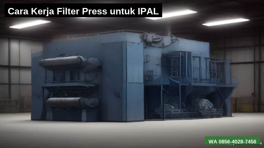 Cara kerja filter press IPAL - tahapan proses pengepresan lumpur industri