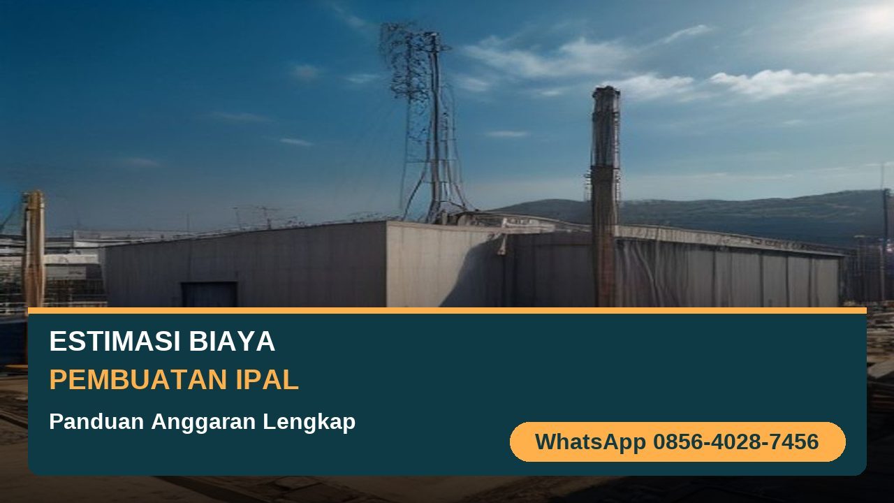 Estimasi Biaya Pembuatan IPAL - konstruksi instalasi pengolahan air limbah dengan crane dan tangki beton - WhatsApp 0856-4028-7456