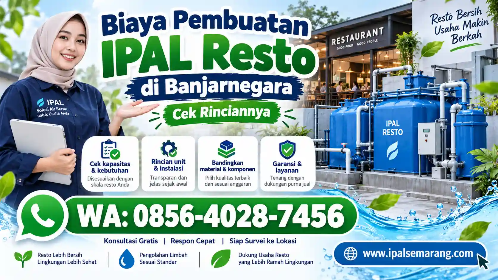 Biaya Pembuatan IPAL Resto di Banjarnegara: Cek Rinciannya