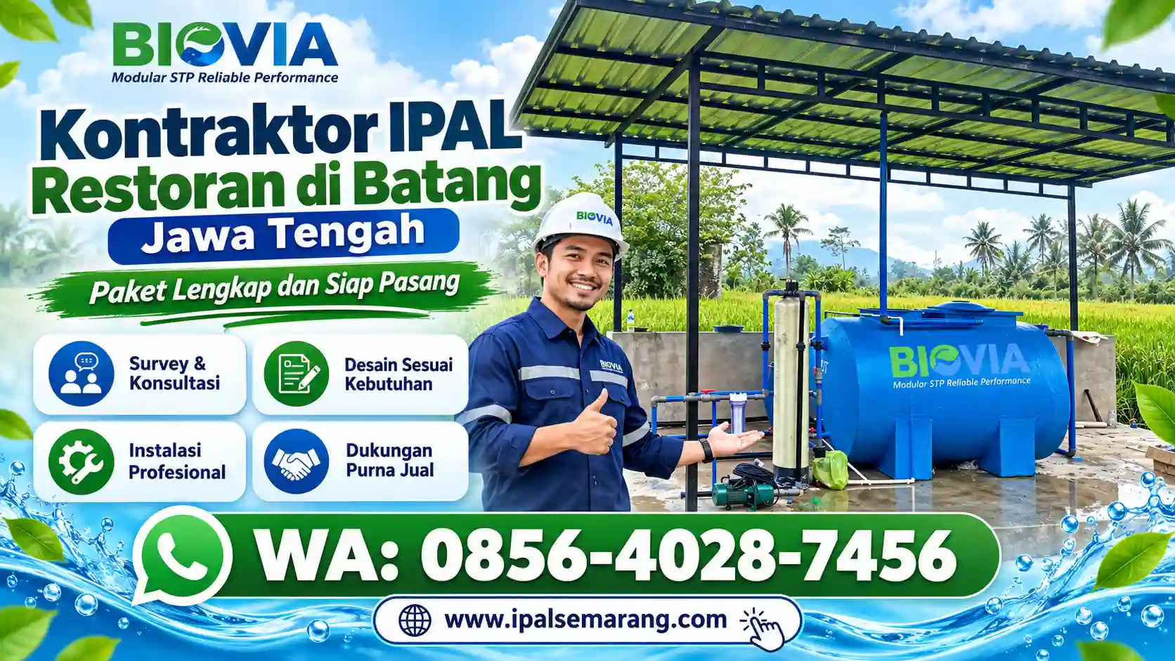 Kontraktor IPAL Restoran di Batang Jawa Tengah: Paket Lengkap dan Siap Pasang