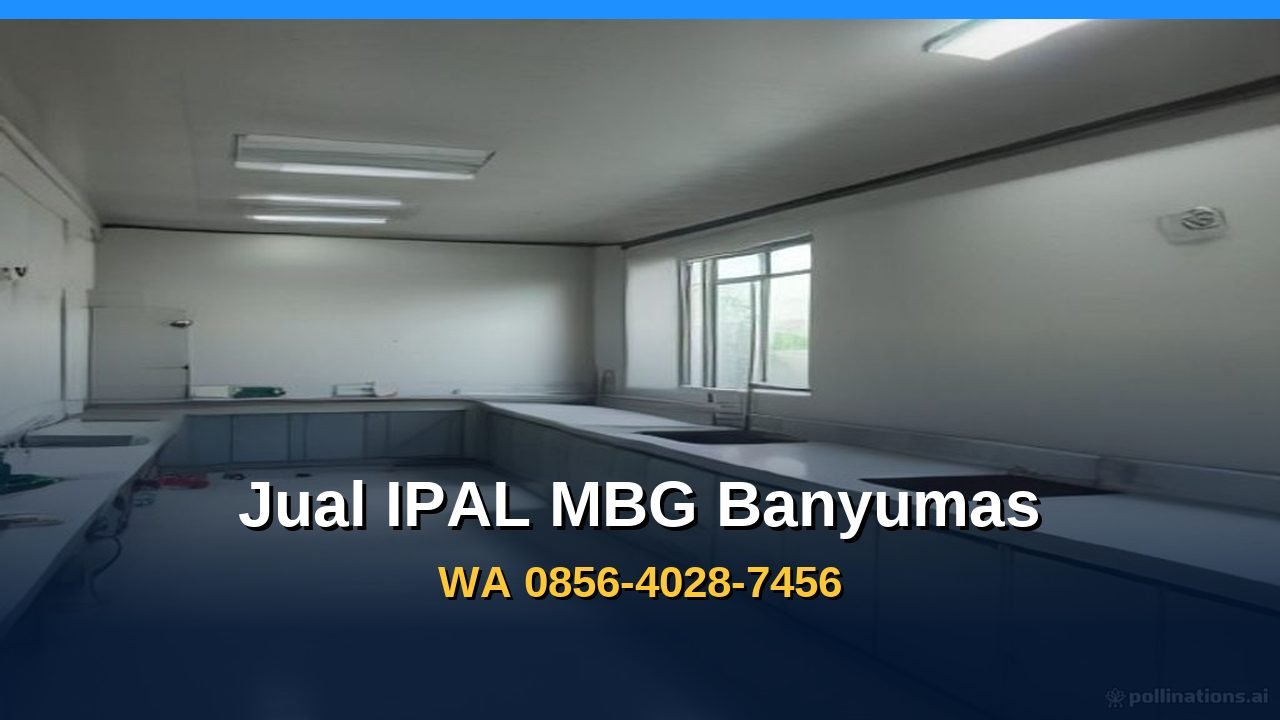 Harga IPAL Restoran di Purwokerto Banyumas dengan rincian komponen biaya