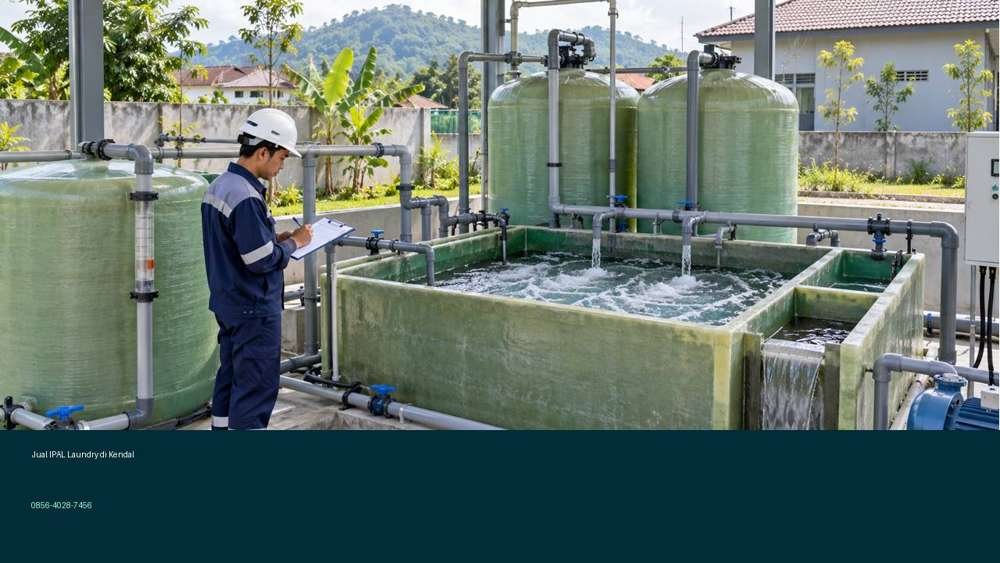 Jual IPAL laundry di Kendal untuk mengatasi lonjakan air limbah usaha